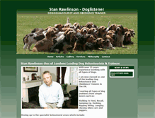 Tablet Screenshot of dogtrainerlondon.co.uk